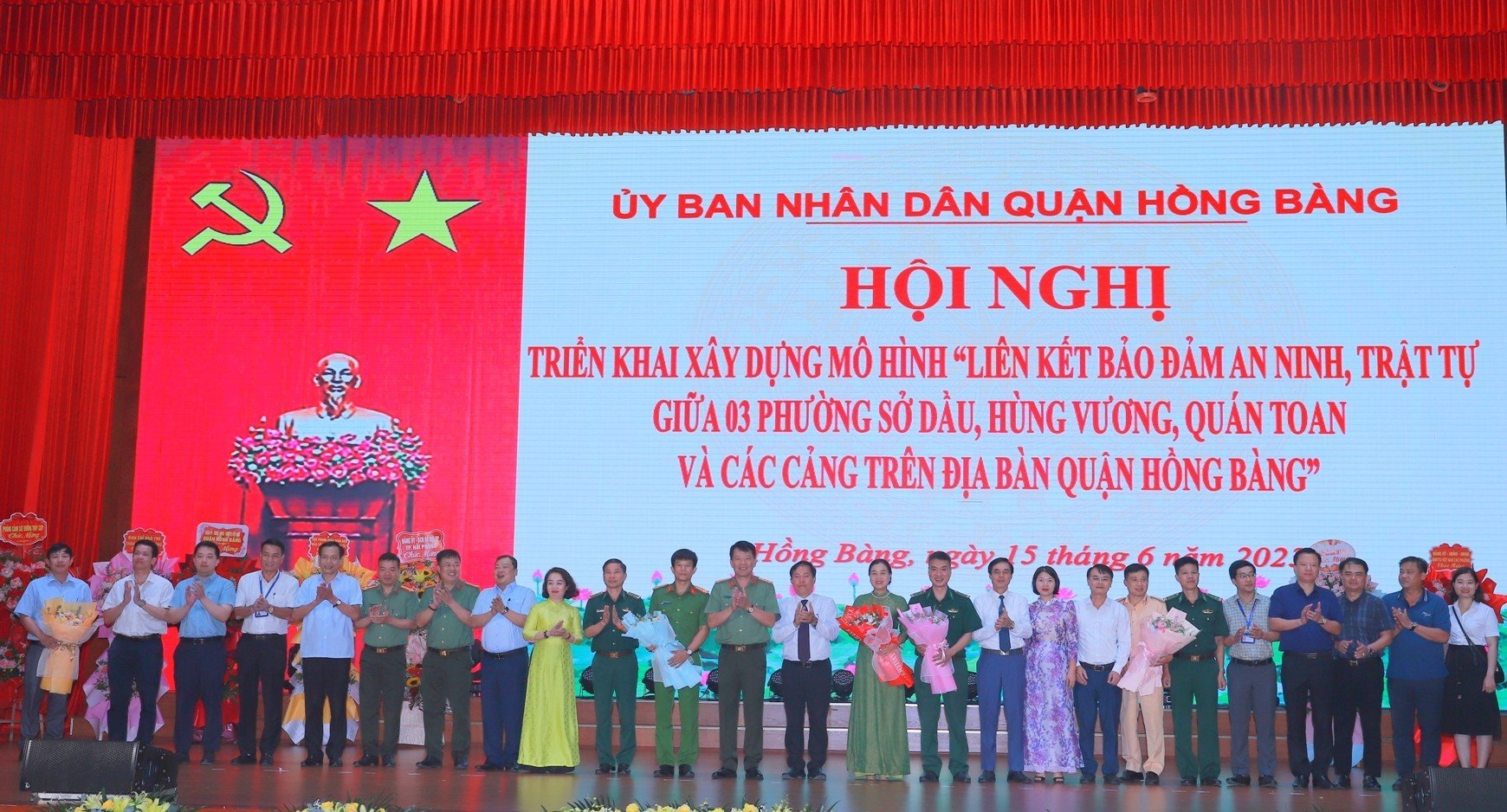 Quận Hồng Bàng: Ra mắt mô hình “Liên kết bảo đảm an ninh trật tự giữa 3 phường Sở Dầu, Hùng Vương, Quán Toan và các Cảng